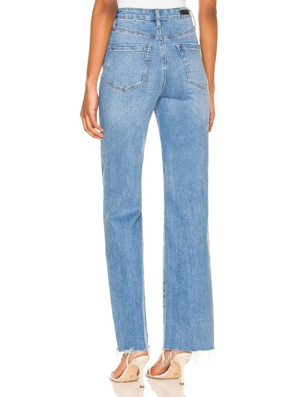 BLANKNYC The Franklin Rib Cage Jeans Sunset Rider Blue - Picture 3 of 4